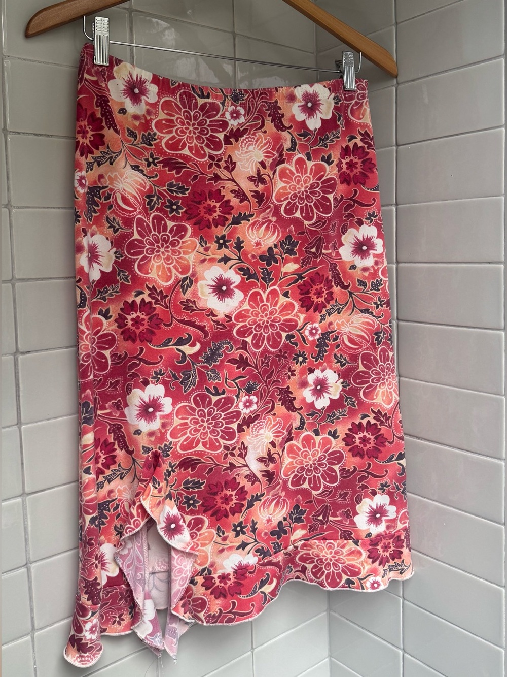 Floral Midi Skirt Size M-XL